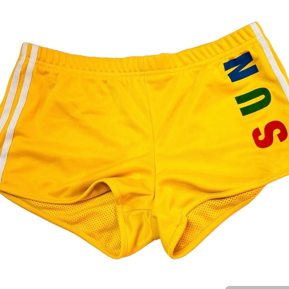 Adidas Originals Pharrell Williams Shorts Sun Yellow Size M